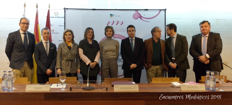 Los III Encuentros Mediáticos en la Ruta del Vino Ribera del Duero maridan cultura y vino