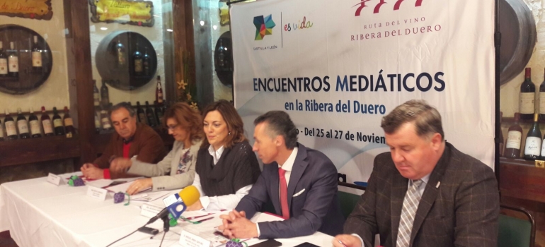 Milagros Marcos inaugura las I JORNADAS MEDIÁTICAS en la Ribera del Duero