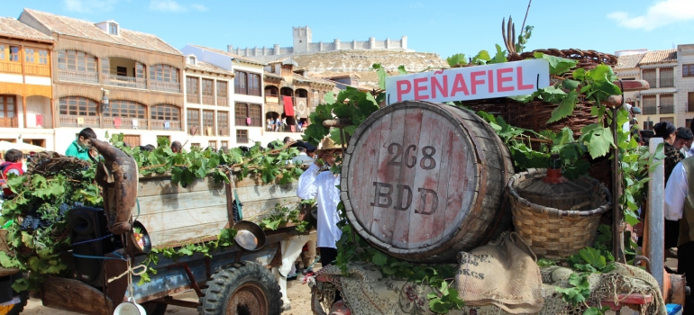 Peñafiel recupera la tradición y el ambiente festivo en su XXVIII Fiesta de la Vendimia