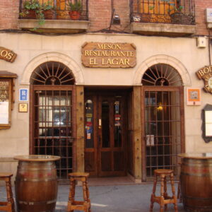 XXIV Jornadas Gastronómicas Lechazo Aranda de Duero- Menú El Lagar de Isilla